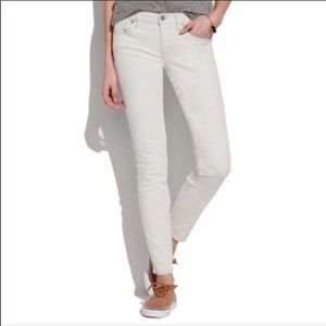 Madewell Ankle Zip Jeans